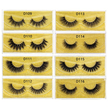 Load image into Gallery viewer, FOXESJI Mink Lashes Fluffy Dramatic Wispy False Fake Eyelashes Cross Lash Extension Natural Soft 3D Mink Lashes Eyelashes Makeup
