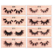 Load image into Gallery viewer, FOXESJI Mink Lashes Fluffy Dramatic Wispy False Fake Eyelashes Cross Lash Extension Natural Soft 3D Mink Lashes Eyelashes Makeup
