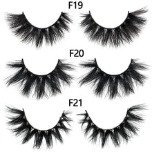 Load image into Gallery viewer, FOXESJI Mink Lashes Fluffy Dramatic Wispy False Fake Eyelashes Cross Lash Extension Natural Soft 3D Mink Lashes Eyelashes Makeup
