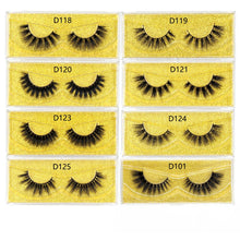 Load image into Gallery viewer, FOXESJI Mink Lashes Fluffy Dramatic Wispy False Fake Eyelashes Cross Lash Extension Natural Soft 3D Mink Lashes Eyelashes Makeup
