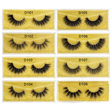 Load image into Gallery viewer, FOXESJI Mink Lashes Fluffy Dramatic Wispy False Fake Eyelashes Cross Lash Extension Natural Soft 3D Mink Lashes Eyelashes Makeup
