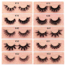 Load image into Gallery viewer, FOXESJI Mink Lashes Fluffy Dramatic Wispy False Fake Eyelashes Cross Lash Extension Natural Soft 3D Mink Lashes Eyelashes Makeup
