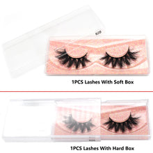 Load image into Gallery viewer, FOXESJI Mink Lashes Fluffy Dramatic Wispy False Fake Eyelashes Cross Lash Extension Natural Soft 3D Mink Lashes Eyelashes Makeup
