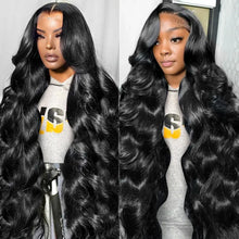 Load image into Gallery viewer, Cosplay 40 inch Boby Wave 13x6 Hd lace frontal human hair wigs 100% natural full Brazilian glueless preplucked wig for women
