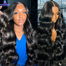 Load image into Gallery viewer, Body Wave 13x4 13x6 360 Hd Transparent Lace Front Wigs Human Hair Wig Brazilian 30 40 Inch Body Wave Lace Frontal Wig For Women
